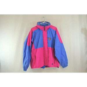 Navarro Weather Gear Jacket & Pants Retro Blue / Pink Dermoflex Womens Medium